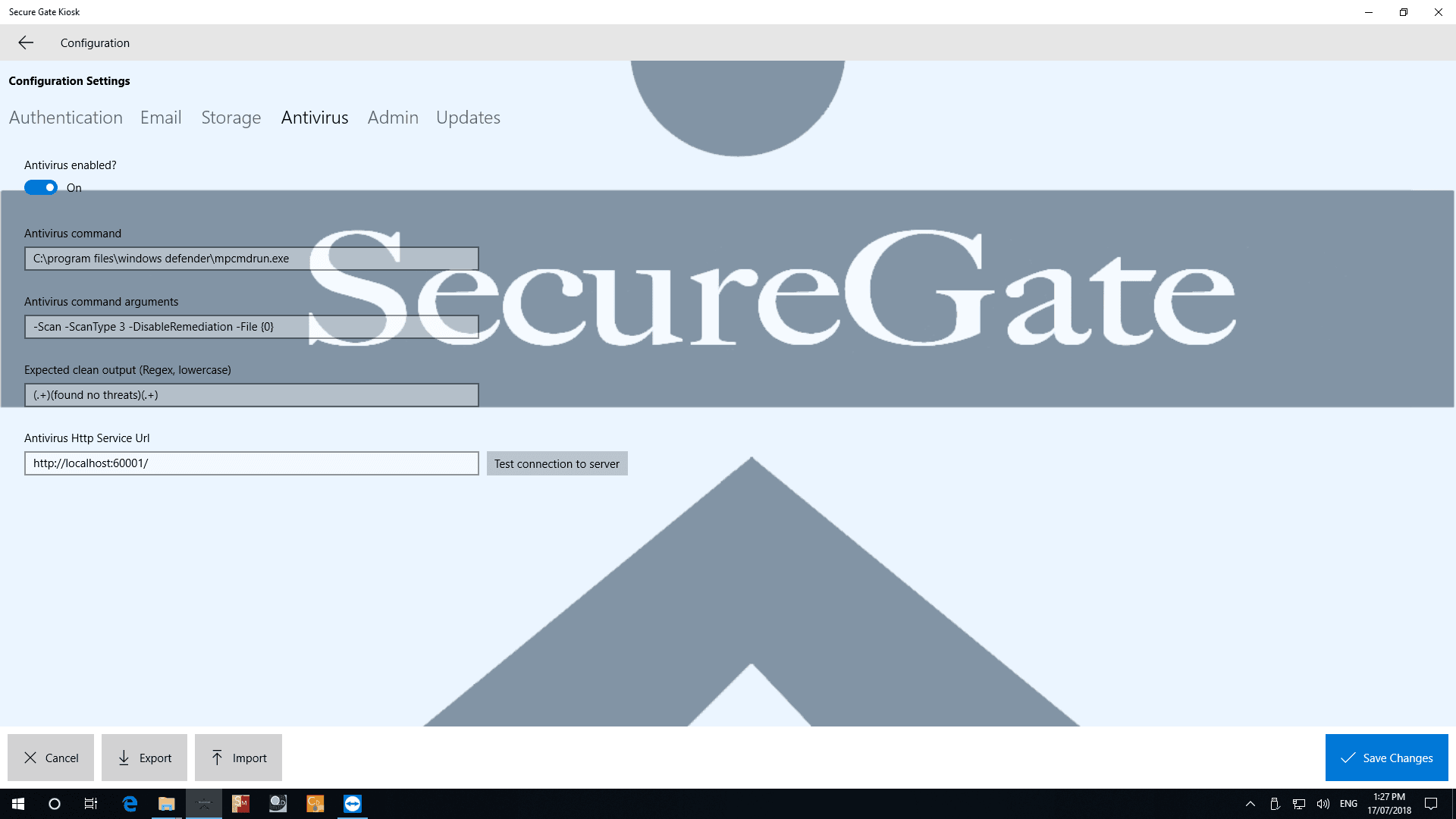 Microcare SecureGate logo image